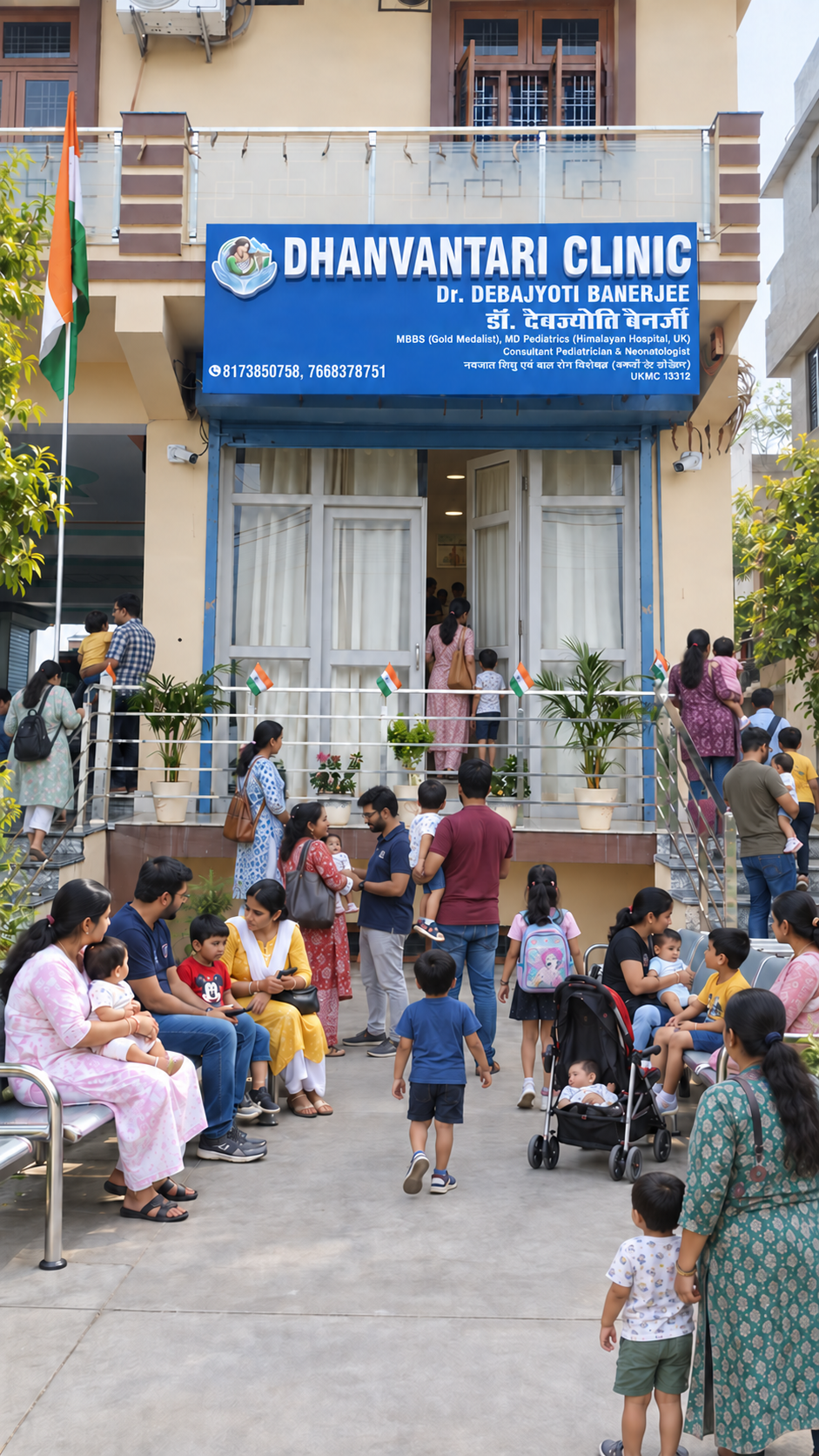 Dhanvantari Clinic Signage